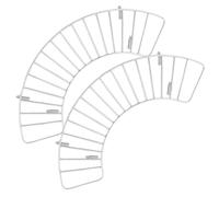 TOGEVAL 2 Pezzi Portagocce in per Supporto Drenante e Isolante Termico per Barbecue e Teglie da Facile da Montare e Pulire