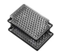 TOGEVAL 2 Pezzi Retroreflective Panel Photoelectric Sensor Reflector Square Reflector With High Visibility And Weather Resistance For Safety And Traffic Facilities