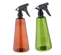 TOGEVAL 2 pezzi Spruzzino Nebulizzatore Plastica Mini Bottiglia Atomizzatore Portatile per Piante e Giardino Design Antigoccia Leggero e Facile da Usare Riutilizzabile