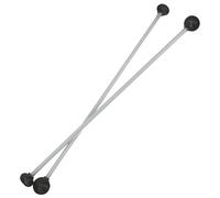 TOGEVAL 2 Pz Mazzuolo Orff a Due Teste in Gomma Bacchette per Marimba e Xilofono Mazze Portatili per Strumenti Musicali Accessori per Percussioni Materiale Stabile e Durevole
