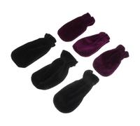 TOGEVAL 2 Set Copri Pedali per Pianoforte in Velluto Protezioni per Piedini Morbide e Portatili Guaine Protettive per Pedali Adatte alla Maggior Parte dei Pianoforti