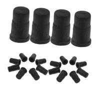 TOGEVAL 20 Pezzi di Inserti in Gomma per Manicotti per Rotelle, Inserti per Mobili, Manicotti per Stelo delle Rotelle, Inserti per Manicotti per Rotelle, Inserti per Manicotti Ad Anello,