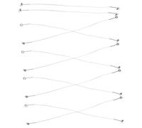 TOGEVAL 20 Pezzi Fili di Ricambio in Acciaio Inox per Tagliere Formaggi da Sostituzione Rapida Attrezzi Filo Resistente per Affettatrice Domestica per Tavola Formaggi e Salumi