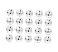 TOGEVAL 20pezzi Palline Decorative Specchio Per Feste Decorazioni Per Matrimoni e Palcoscenici Sfere Di Riflettenti Per Eventi e Celebrazioni