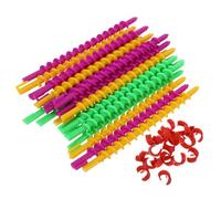 TOGEVAL 20pezzi Rulli Spirale Per Permanente Capelli Kit Per Arricciare i Capelli Strumenti Senza Calore Per Creare Onde e Ricci Retrò