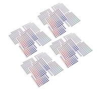 TOGEVAL 2400 Pezzi Etichette Adesive Pass Qc in Pvc Bianco per Magazzino, Resistenti allo Sbiadimento, Migliorano L'efficienza nel Controllo Qualità