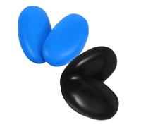 TOGEVAL 2paia Proteggi Orecchie Per Tintura Capelli in Plastica Riutilizzabili Copertura Ergonomica Comfort Senza Pressione Barriera Chimica Per Uso Salone e Casa
