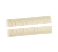 TOGEVAL 2Pcs Dado per Mandolino in Abs Capotasto per Corde Mandolino Accessori Resistenti All’Usura Ponte di Ricambio Supporto per Miglioramento Tono