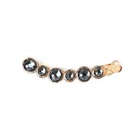 TOGEVAL 2pezzi Fermaglio Per Capelli Banana Grande Fermaglio Per Coda Di Cavallo in Resina Strass Forma Di Artiglio Elegante