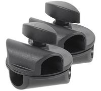 TOGEVAL 2pezzi Morsetti Per Asta Microfono Clip Rotanti Regolabili Per Supporto Da Tavolo e Braccio Boom Compatibili Con Microfono Da Podcast e Registrazione Per Performance e Broadcast Li