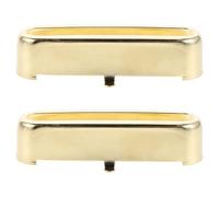 TOGEVAL 2pezzi Pickup Chitarra Elettrica Cover Custodia in Ottone per Pickup Chitarra Alloggiamento Top Aperto Bobina Singola Protezione per Musicisti e Studi di Registrazione