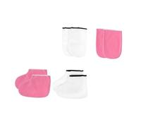 TOGEVAL 2sets e Bagno Paraffina Per Set Per Trattamenti Spa Materiale Premium e Comfort Ottimale Bianco e Rosa