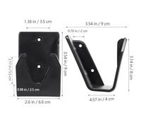 TOGEVAL 3 Pezzi Supporto Scanner Barcode Staffa Palmare Flessibile per Supermercati e Negozi Base Salda da Scrivania o Parete Design Compatto per Lettore Codici Barre