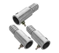TOGEVAL 3 Set Connettori Vite per Scopa in Alluminio Adattatori Filettati per Estensione Asta Compatibili con Manici in Alluminio Pulizie Domestiche e Industriali