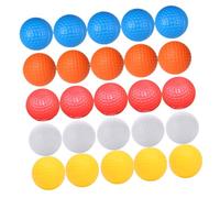 TOGEVAL 30 Palline da Allenamento Golf Cave Non Porose, Morbide e Leggere, Set Multicolore per Pratica Indoor Sicura e Protezione Mobili, Attrezzatura per Golf al Coperto