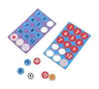 TOGEVAL 30 Pezzi Magneti Numerati per Lavagna Tattica Basket, Piccoli Magneti di Ricambio per Tabelloni Allenamento Multisport, Accessori Magnetici Compatti per Strategie Sportive