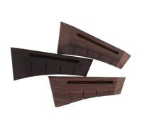 TOGEVAL 3pezzi Sella Del Ponte in Legno Per Ukulele Parte Di Riparazione Fai Da Te Ponte Per Chitarra Acustica Sostituzione Facile Per Strumenti Musicali Corde Miglioramento Della