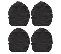 TOGEVAL 4 Pezzi Custodia Protettiva per Occhiali da Sci e Snowboard Nera in Materiale Resistente, Copri Lente Antigraffio e Antipolvere per Viaggi e Deposito, Taglia Unica Adatta ad