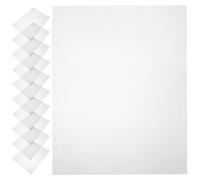 TOGEVAL 40 Pezzi Pagine per Raccoglitori a 4 Fori A4 in Pvc Trasparente 3 Tasche Multitasche, Set da 40 Fogli per Album di Banconote, Pagine di Visualizzazione Valuta Impermeabili per