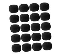 TOGEVAL 40pezzi Coperture Per Microfoni Parabrezza Antivento Per Microfoni Professionali Accessori Mic Per Registrazioni e Live Compatibile Con Vari Modelli Di Protezione Nera