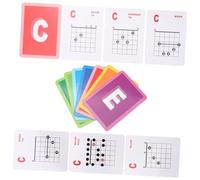 TOGEVAL 49pezzi Chord Chart Per Chitarra Elettrica Principianti Chiari e Dettagliati Strumento Per Apprendimento e