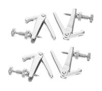 TOGEVAL 4pezzi Accordatori Fini Per Violino Regolatori Corde Metallo Per Strumenti Musicali Sintonizzatori Precisi Per Performance Ottimale Colore Argento