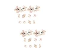 TOGEVAL 4pezzi Adesivi Per Chitarra e Ukulele Cherry Blossom Da Decorazioni Eleganti Per Basso e Chitarra Facile Installazione e Modifica Dello Stile Materiale Resistente Per Uso Duraturo