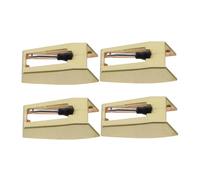 TOGEVAL 4pezzi Needles for Vinyl Record Player Elegant Turntable Replacement Needles for Vintage Phonographs Easy Installation Sound Reproduction