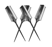 TOGEVAL 4pezzi Spazzola Per Doppia Faccia Pettinper Sezionare Setole Cortper Comfort Resistente Al Per Vari Styling