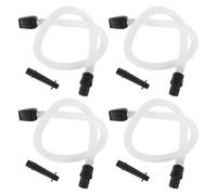 TOGEVAL 4sets Tubo in Plastica per Bocchini per Melodica Tubo Flessibile per Pianica Accessorio per Strumento Musicale Set di Ricarica per Bocchini Parte di Ricambio per Tastiera Air