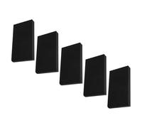 TOGEVAL 5 Pezzi Cuscinetti Antivibrazione per Altoparlanti in Schiuma Acustica Alta Densità Pad Antiurto e Assorbimento Vibrazioni per Monitor Studio e Audio Desktop