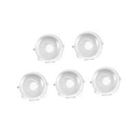 TOGEVAL 5 pezzi Protezione Sicurezza Manopola Gas Cucina Copri Fuochi in Abs Resistente al Calore Difficile da Aprire per Facilità di Uso per Adulti Copertura Sicura per Piano Cottura Gas