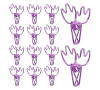 TOGEVAL 50 Pezzi Clip Metallici per Documenti Forma Montagna, Fermagli per Pagina Presa Forte, Graffette Decorative per Ufficio e Scuola, Set Multiuso per Organizzazione Documenti