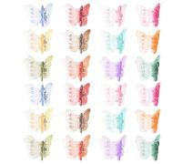 TOGEVAL 50 Pezzi Mollette Colorate Mini Fermagli per Ragazza Accessori Piccoli per Styling Facile
