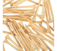 TOGEVAL 50 Pezzi Tee da Golf in Bamboo Professionali Leggeri e Resistenti Tee da Golf Sostituibili per Prestazioni Ottimali e Minore Attrito per Pratica Outdoor e Regalo per Golfisti