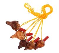 TOGEVAL 5pezzi Fischietto Da Sub Conchiglia Portatile Per Addestramento All Aperto Fischietto Per Ragazza Forma Di Conchiglia Giocattoli Forma Di Decorativo