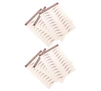 TOGEVAL 6 Fogli Adesivi per Sopracciglia Finte 3D Impermeabili Set di Adesivi Autoadesivi per Modellare Sopracciglia Staccabili Trasferimenti per Trucco Viso Quotidiano