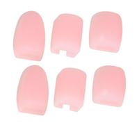 TOGEVAL 6 pezzi Coperture in Silicone per Tasti Laterali Sax Rialzi Piccoli Resistenti per Protezione e Miglioramento Timbro Accessori Sax per Destra Colore Rosa