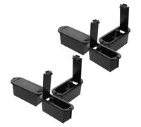 TOGEVAL 6 pezzi Custodia Batteria per Pickup Attivo Basso e Chitarra Scatole Leggere e Compatte con Contatti Resistenti Facili da Installare e Sostituire per Accessori Chitarra Elettrica