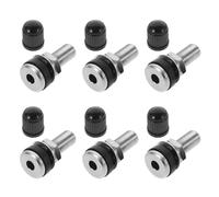 TOGEVAL 6 Steli Valvole per Pneumatici in Rame 35 MM Set 6 Pezzi Valvole Tubeless per Auto Camion Veicoli a Motore e Trattori Installazione Rapida Resistenza All’Abrasione e Tenuta