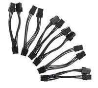 TOGEVAL 6pezzi Di Alimentazione Per Scheda Da Pin Pin Splitter y Per Gpu Prolunga Pcie Per Computer Di Alimentazione Per Scheda Video Connettore