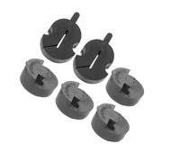 TOGEVAL 6pezzi Sordina per Violino in Gomma Morbida Design Rotondo Stile Tourte Riduce Efficacemente i Sonori per Esercitarsi in Silenzio senza Disturbare Adatto per Tutti gli Ambienti