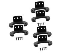 TOGEVAL 6pezzi Supporto Microfono Parete Metallo e Silicone Per Microfoni Gaming e Live Streaming Resistente e Compatto Protezione Antiscivolo Silicone Facile Da Installare Adatto Diverse