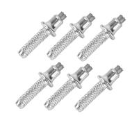 TOGEVAL Accessori per Bastoni da Montagna 6 Pezzi Punta Sostituibile in Acciaio al Carbonio Resistente All’usura per Alpenstock da Escursionismo Outdoor