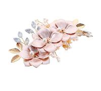 TOGEVAL Accessorio Per Da Sposa Con Fiori Eleganti Fermaglio Per Cerimonia Decorazione Per Matrimonio Per Donne e Ragazze Capo Artigianale Per Sposa e Damigelle