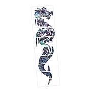 TOGEVAL Adesivi per Chitarra Elettrica Decalcomanie a Forma di Drago in Plastica Blu, Facili da Rimuovere senza Residui, per Decorare Strumenti Musicali come Ukulele
