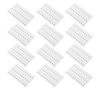 TOGEVAL Adesivi Riutilizzabili nei Neri 100 Pezzi per Trucco Occhi e Viso da Donna, Tatuaggi Temporanei Delicati per Feste, Cosplay e Uso Quotidiano, Adesivi per Macchie di