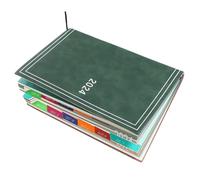 TOGEVAL Agenda Fitness Journal per Allenamento e Pianificazione Giornaliera Notebook Spirale per Gestione Obiettivi e Abitudini Planner Annuale Efficienza Colore Verde Scuro