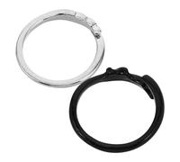 TOGEVAL Anelli di Coppia Regolabili Angelo e Diavolo in Lega di Zinco, Set da 2 Pezzi Leggero e Resistente, Gioielli Unisex per Regalo e Abbinamento Moda Quotidiano