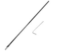 TOGEVAL Asta per Chitarra in Resistente Barra Doppio Senso con Chiave Strumento Pratico per Riparazione e Sostituzione del Manico per Bassi e Chitarre Compatta e Durevole